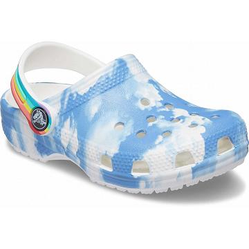 Crocs Classic Out of this World II Klumpa Lány Fehér Kék | HU 1505VRWD